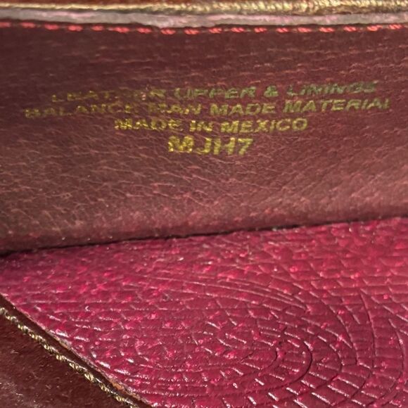 Born Brown Tan Leather Wing Tip Academia Casual Preppy Mary Jane Shoes Size 11 - Picture 10 of 11